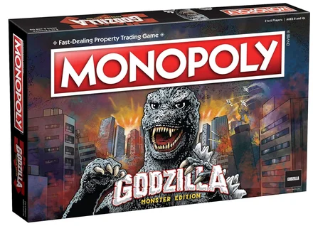 Monopólio: Godzilla | Baseado na franquia clássica de filmes de monstros Godzilla