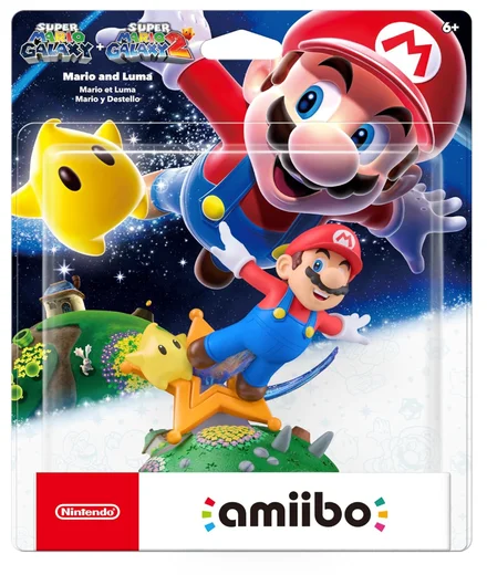 amiibo - Mario e Luma - Super Mario Galaxy + Super Mario Galaxy2