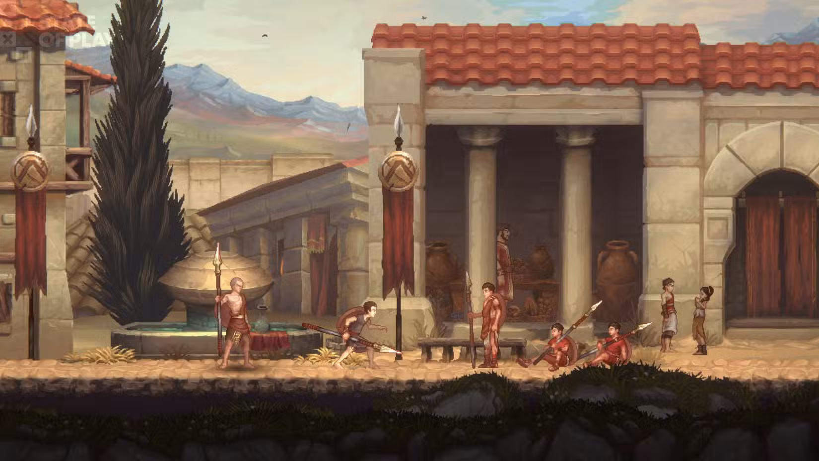 deus da guerra filhos de esparta confronto