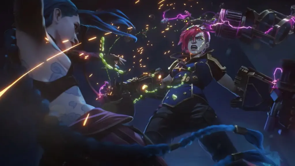 Violet luta contra Jinx na 2ª temporada de Arcane