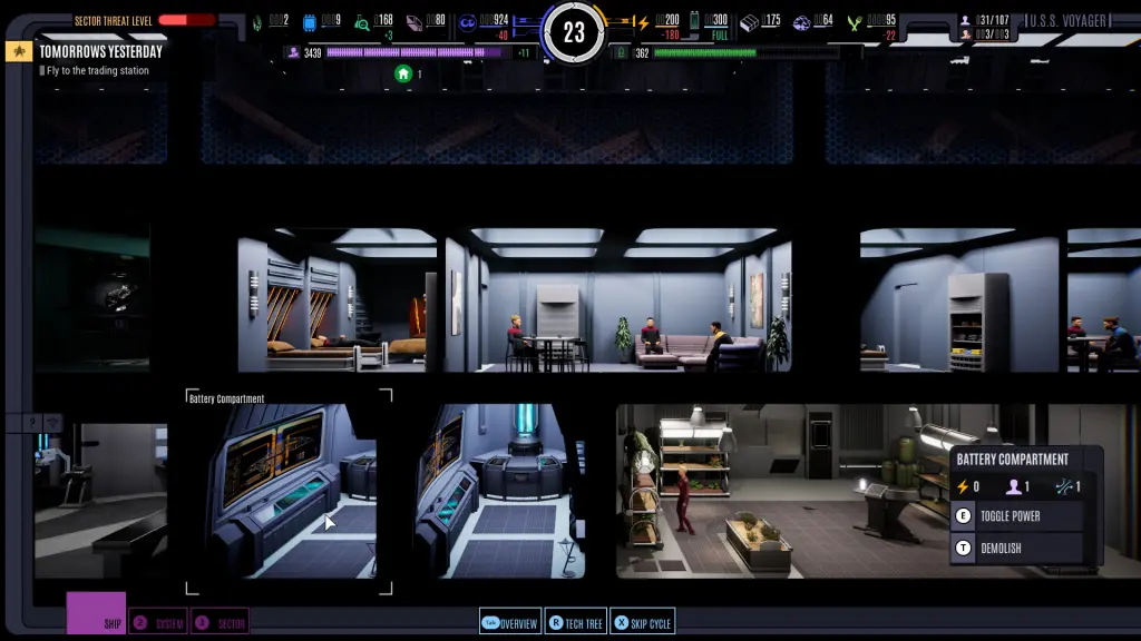 Quarto no navio em Star Trek Voyager