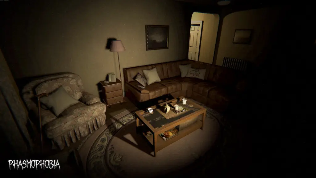 Nova sala de estar emaranhada em phasmophobia