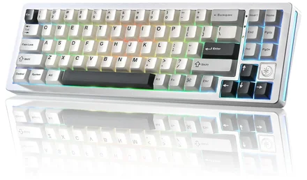 Teclado mecânico de alumínio completo YUNZII AL71 75%