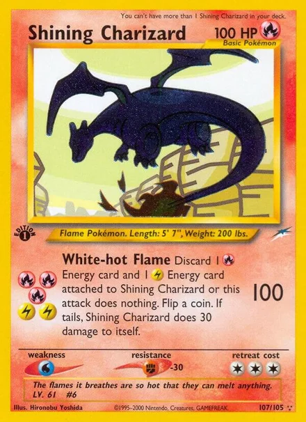Charizard Brilhante (Neo Destiny #107)