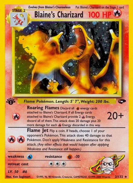 Charizard de Blaine (Gym Challenge 1ª Edição #2)