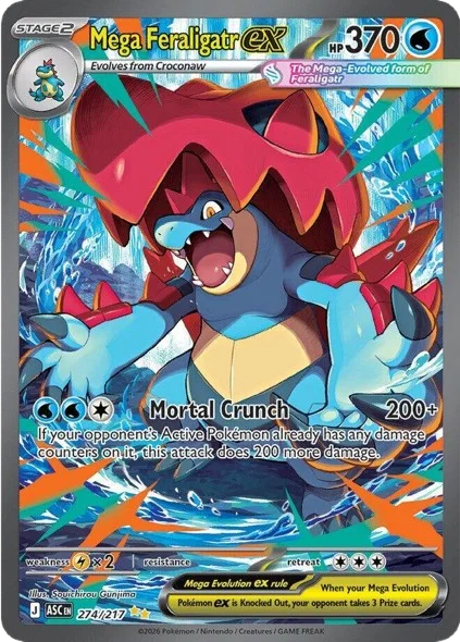 Mega Feraligatr ex (274/217)