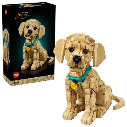 Filhote de cachorro LEGO Golden Retriever