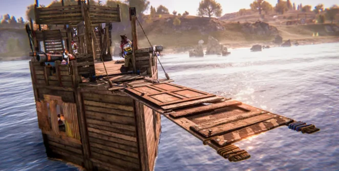 Jogador construiu navios em Rust