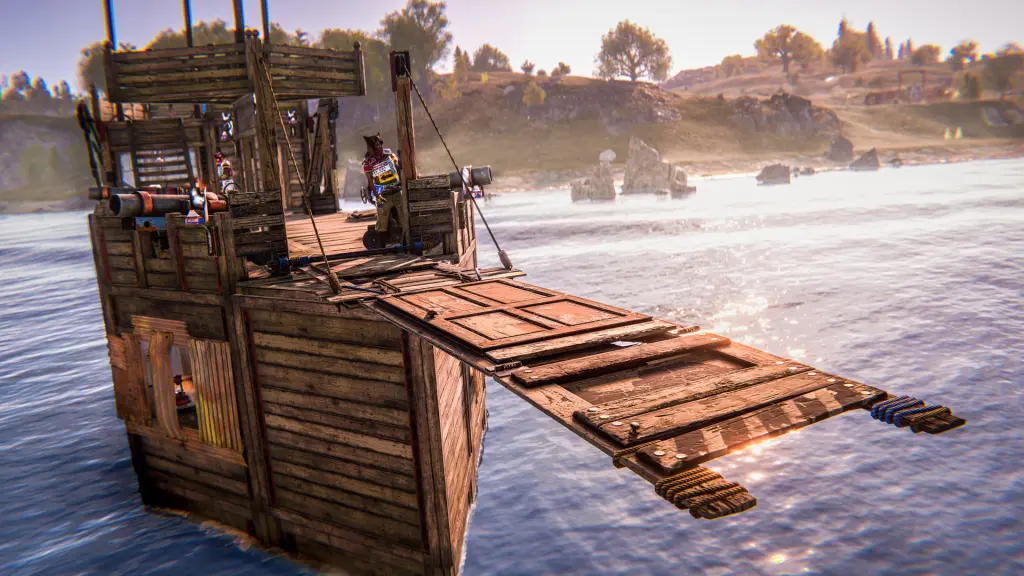 Jogador construiu navios em Rust