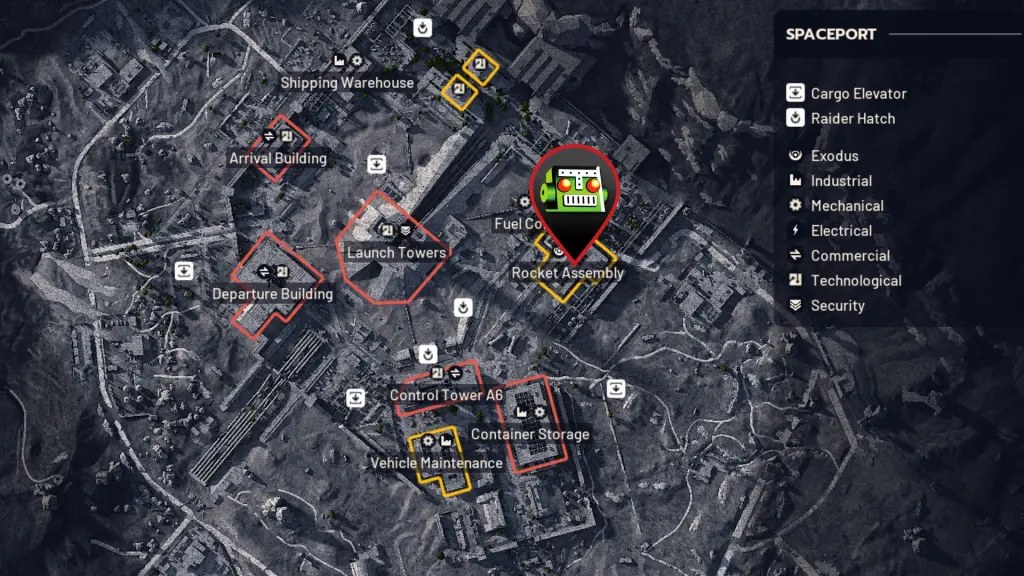 Montagem de foguete em ARC Raiders