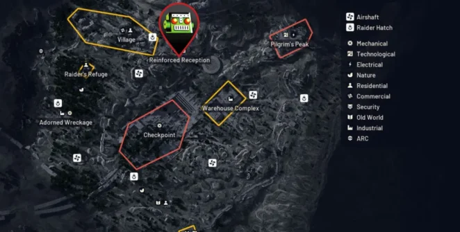 Localização MANTIKOR em ARC Raiders