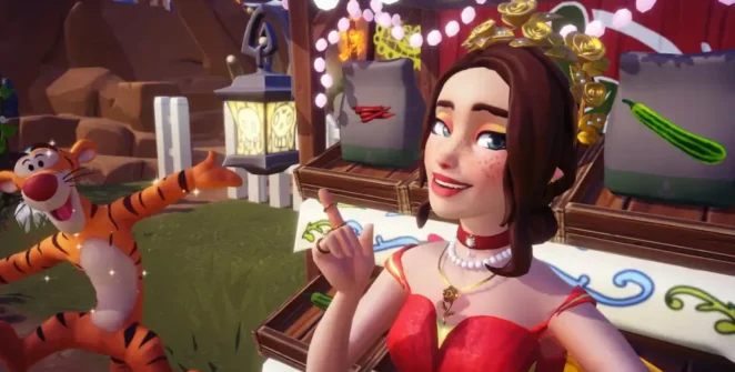 Apontando para sementes de pimenta no Disney Dreamlight Valley