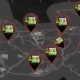 Localizações de cães em HumanitZ
