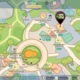 Localização do mapa Gachapon na ilha starsand
