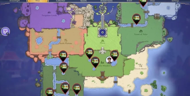 Localização do mapa de tomate brilhante no Disney Dreamlight Valley