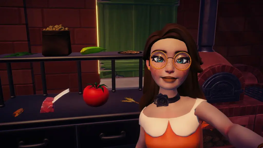 todos os ingredientes disponíveis para cozinhar espaguete no Disney Dreamlight Valley