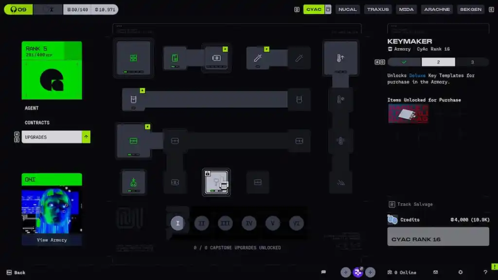 Vantagem do Keymaker na Maratona.