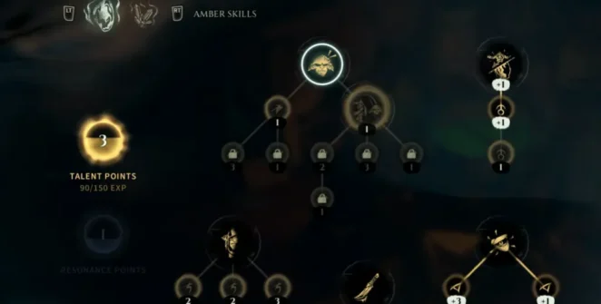 Opção de redefinição de habilidades em Styx Blades of Greed
