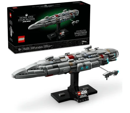 Conjunto de construção LEGO Star Wars Home One Starcruiser para adultos