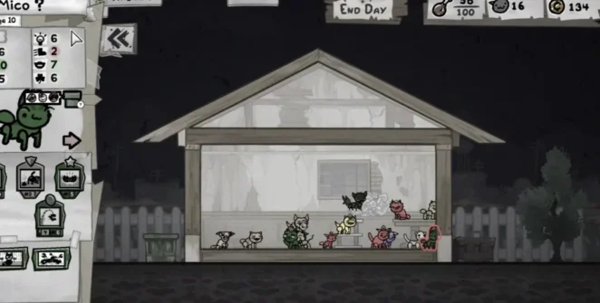 Casa de gatos para criação em Mewgenics.