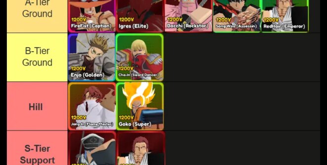 Lista de níveis de reversão de anime - Melhores unidades classificadas – Destructoid