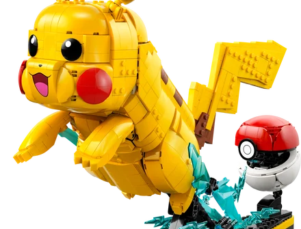 Nós construímos LEGO Pokémon Pikachu: uma construção surpreendentemente divertida.