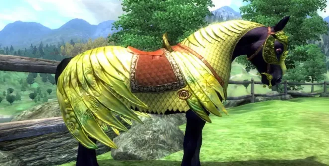 DLC de armadura de cavalo do esquecimento