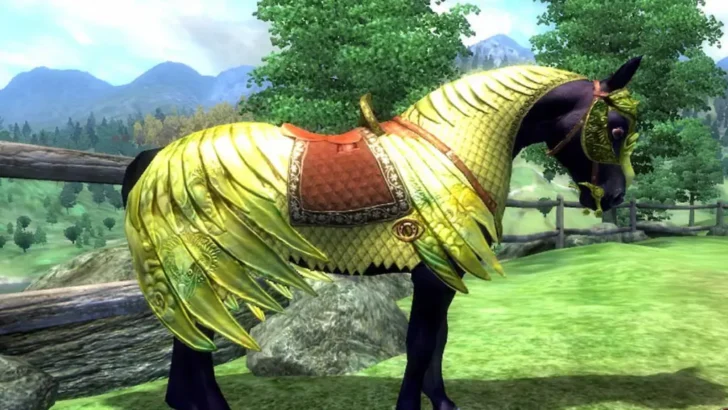 DLC de armadura de cavalo do esquecimento