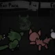 Gatos lutando contra um chefe em Mewgenics