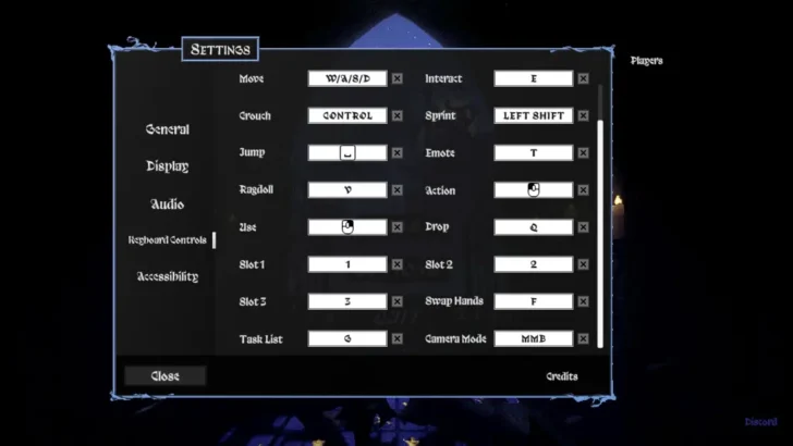 Controles YAPYAP