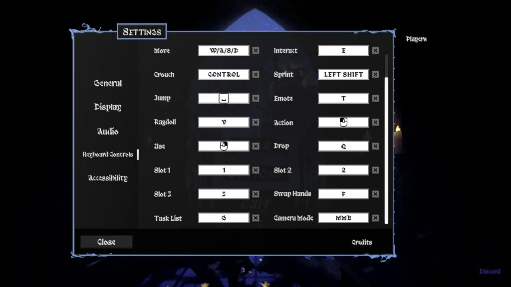 Controles YAPYAP