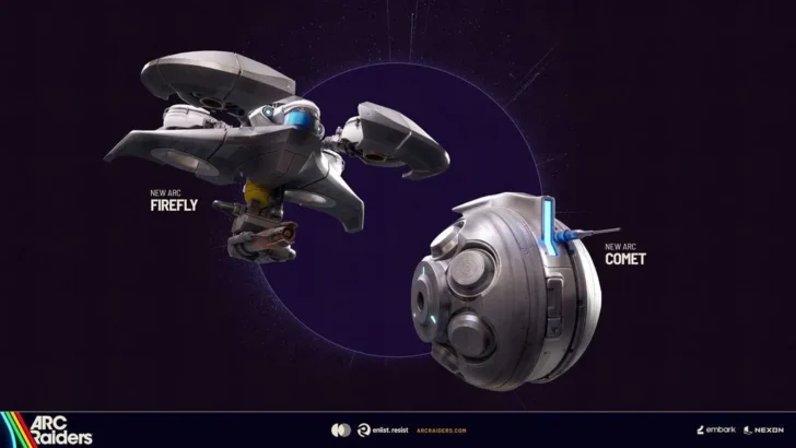 Firefly e Comet nova atualização do ARC Shrouded Sky