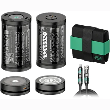 mfish Super Mushroom 40.000mAh 100W banco de potência modular (kit)