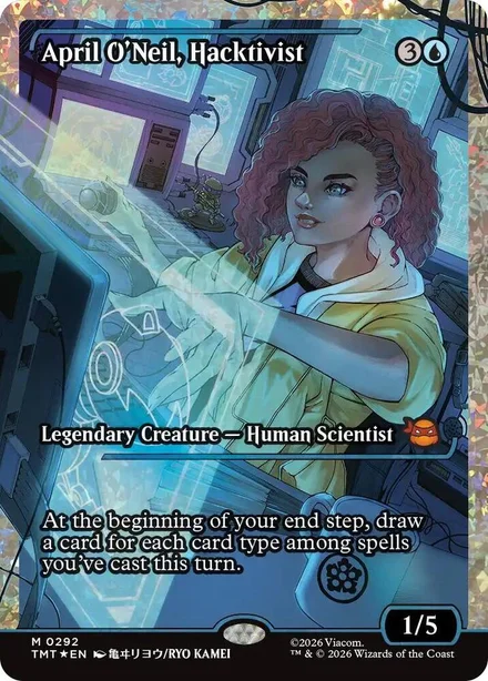 April O'Neil, hacktivista