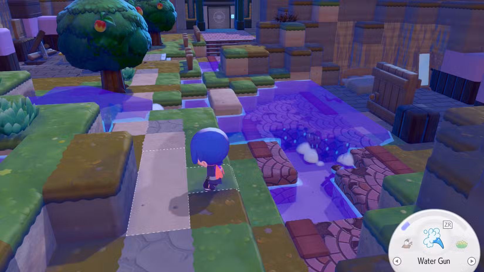 Um lago temporário em Pokémon Pokopia