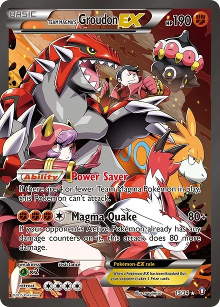 Groudon-EX da Equipe Magma - 15/34