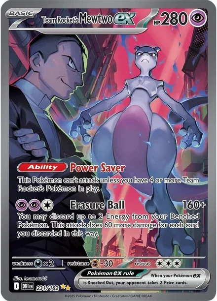 Ex Mewtwo da Equipe Rocket - 231/182