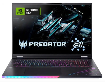 Acer Predator Helios 18" Portátil para jogos 4K+ Intel Core Ultra 9 275HX RTX 5090