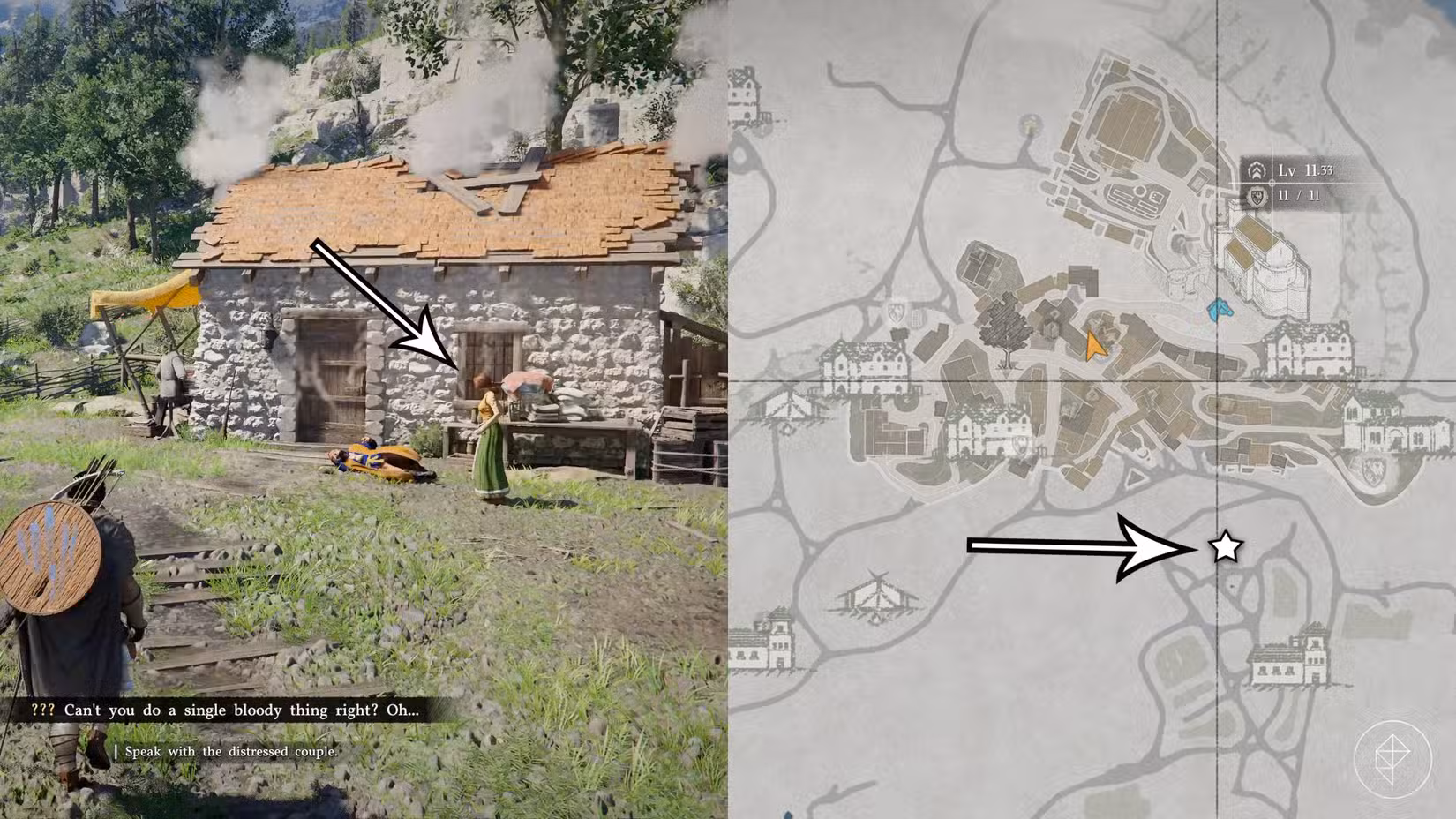 O local da missão que recompensa o Traje Hernandiano no Deserto Carmesim, permitindo que Kliff entre no Castelo Hernand.