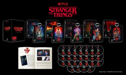 Stranger Things: a série completa (4K UHD)