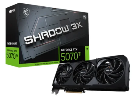 Placa gráfica MSI Shadow GeForce RTX 5070 Ti 16GB OC