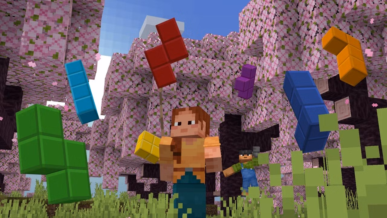 minecraft tetris