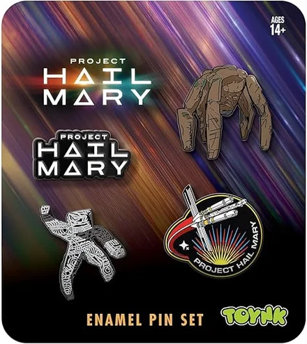 Conjunto de pinos esmaltados de 4 peças