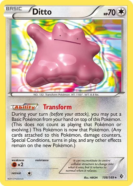 Holofoil reverso idem - 108/149