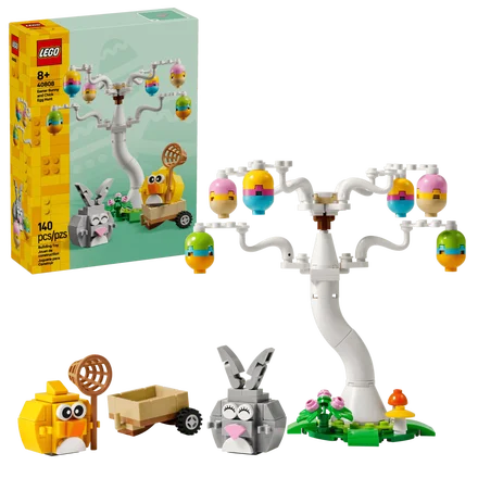 Caça ao coelhinho da Páscoa e aos ovos de pintinho