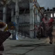A pirata Isabela enfrenta alguns inimigos Qunari.