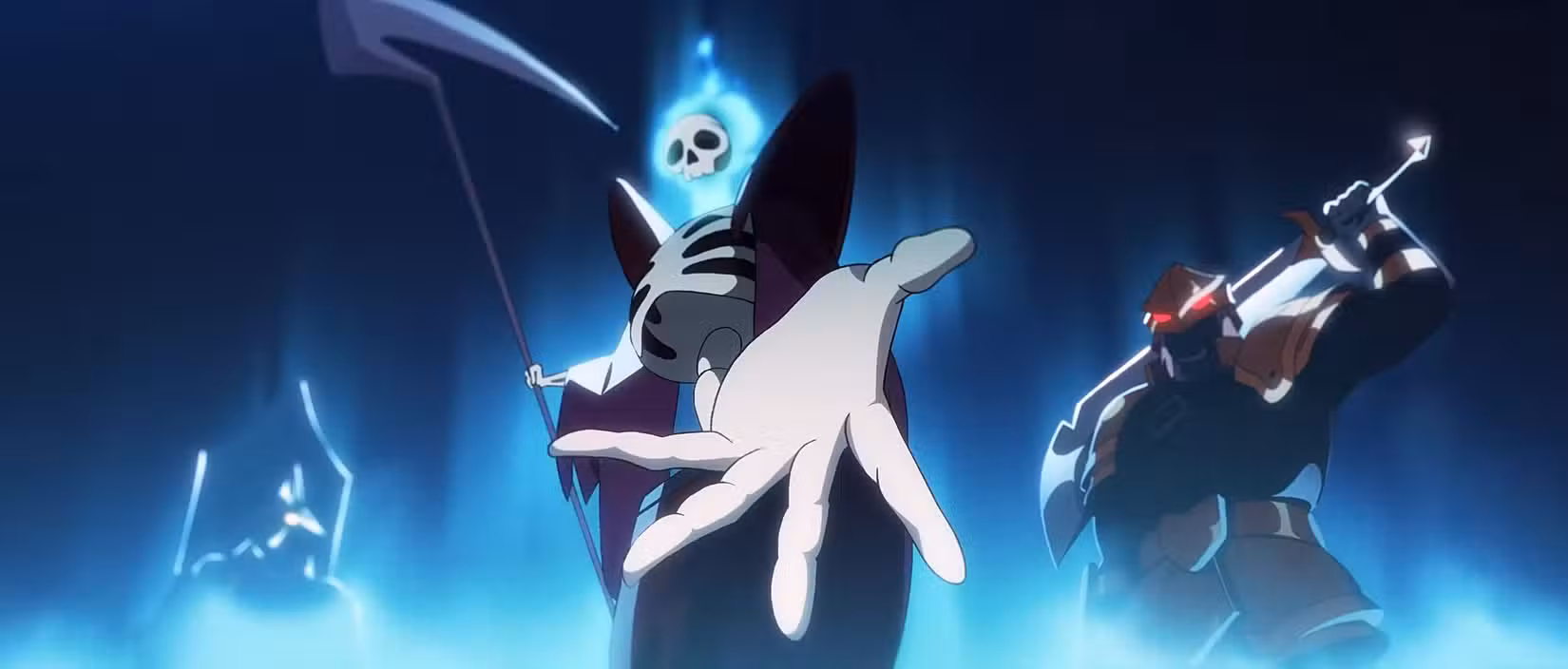 Uma imagem do Ceifador no anúncio cinematográfico de Slay the Spire 2. 