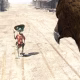 Rango olha para o falcão