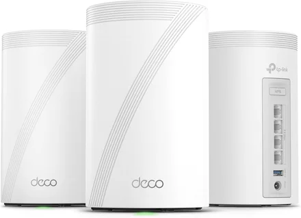 TP-Link Deco 7 Pro BE63 Tri-Band WiFi 7 BE10000 Sistema de malha doméstica completa (3 pacotes)