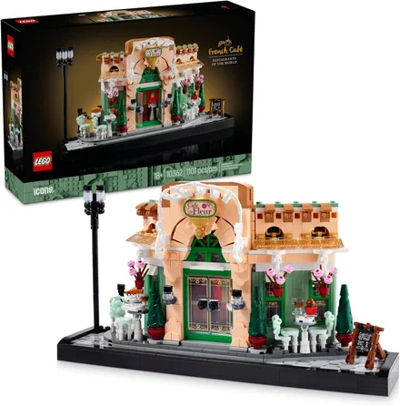 Kit de construção LEGO Icons French Café Paris